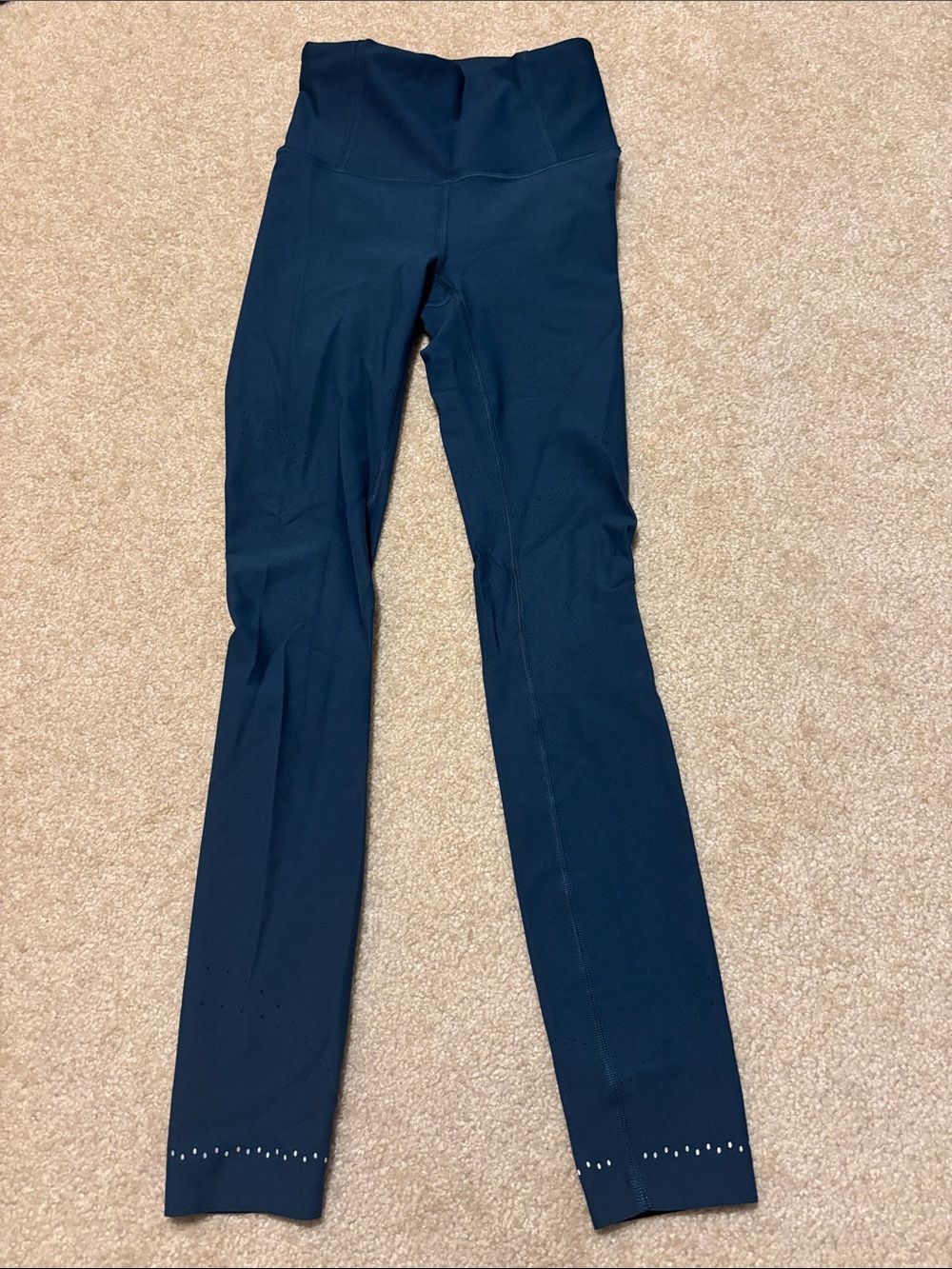 Lululemon High-Waist Navy Active Leggings